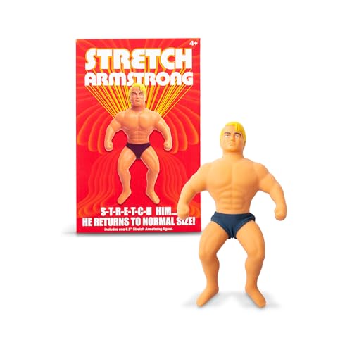 Basic Fun Stretch Armstrong Retro Figure Small – Figurine Extensible rétro 15 cm