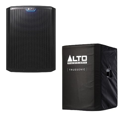 Alto Professional TS18S - 2500W 18-inch Subwoofer, Powered PA Speaker with 6 Selectable DSP Modes and Durable Slip-on Cover for TS18S Powered Subwoofer