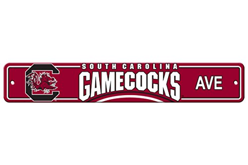 Fremont Die Ncaa South Carolina Fighting Gamecocks Team Sign, 4" X 24", Street Sign #TOP4