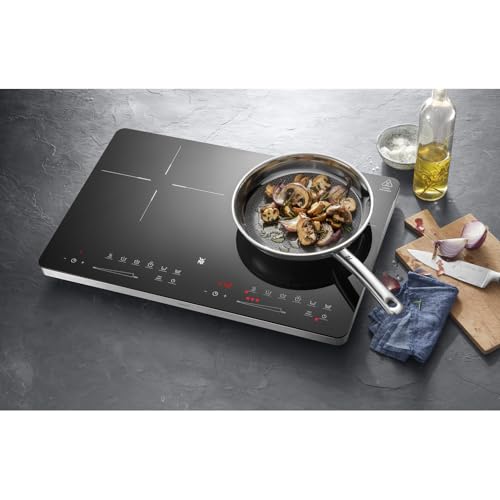 WMF Kult X Doppel- Induktionskochfeld 2 Platten, Kochplatte bis 28 cm, 2 Kochzonen, 8 Stufen...