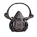 Produktbild 3M 6503 Gray/Teal Rugged Comfort Half Facepiece Reusable Respirator, Large by 3M