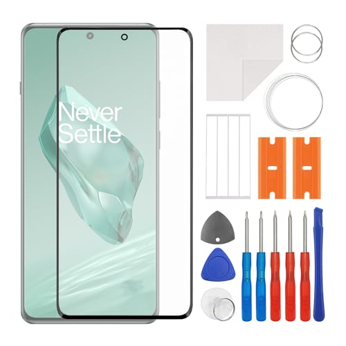 Lentille de rechange en verre trempé pour écran avant OnePlus 12 avec adhésif OCA de précision