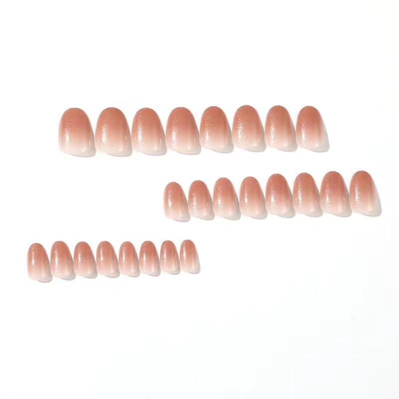 Magrace Press on Nails - Short Almond French Tips