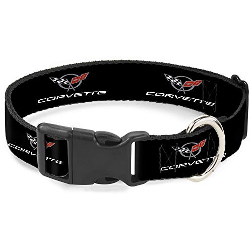 Collier pour chien Corvette C5 avec clip plastique抗 pull 3.8cm