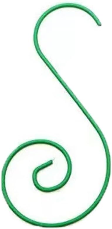 100pcs S-Shape Ornament Hooks, Metal Hangers for Christmas Tree Decorations