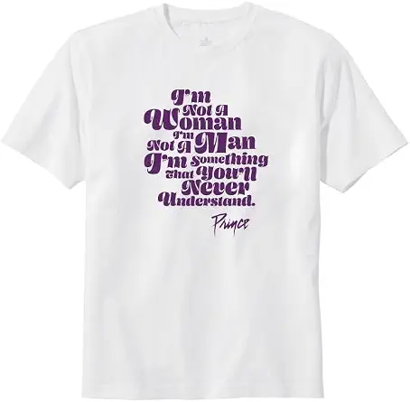 Prince Unisex Adult Prince Official Merch I Would Die 4 U Short Sleeve Shirt