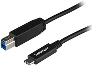 StarTech.com USB C to USB B Printer Cable - 1m / 3 ft - Superspeed - USB 3.1 - 10Gbps - USB C Printer Cable - USB Type C to Type B (USB31CB1M)