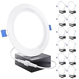Sunco 12 Pack 6 Inch LED Recessed Light, Ceiling...