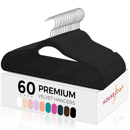 HEALLILY Schulterpolster 12 Stück - Beflockte Kleiderbügel Auflagen Gegen Verformung