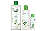 Simple Micellar Cleansing Water, 3 Bottles: 13.5, 6.7 & 1.9 fl oz