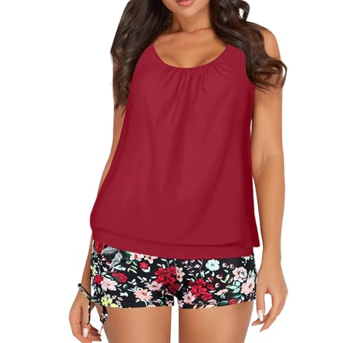 Maillot de bain tankini femme idéal pour le bronzage et les activités de plage en été