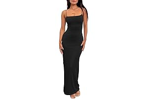 Women's Casual Black Maxi Dress