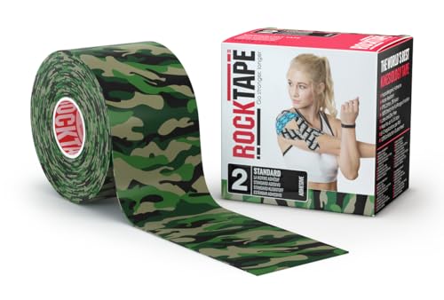 Preisvergleich Produktbild Rocktape Active-Recovery Tape, 5 x 5 cm, tarngrün.