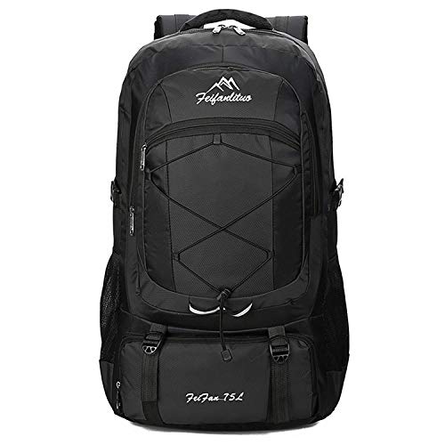 AMclock Mochila 75L Actividad al Aire Libre Hombro Impermeable portátil Viaje de montaña