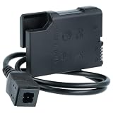 vhbw accoppiatore CC adattatore alimentazione compatibile con Nikon D3400, D3500, D3300, D5100, D5200, D5300, D3100, D3200 alimentatore fotocamera