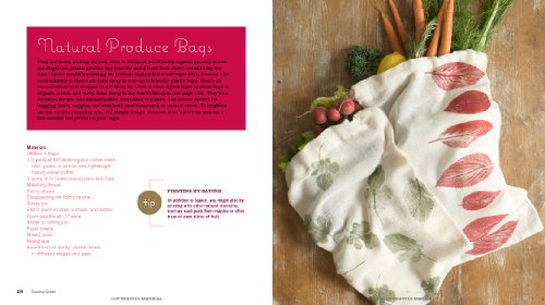 Sewing Green: 25 Projects Made with Repurposed & Organic Materials Plus Tips & Resources for Earth-Friendly Stitching - Image 6