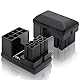 EZDIY-FAB GPU VGA PCIe 8 Pin U Turn 180 Grad Winkel Stecker Power Adapter Board für Desktop-Grafikkarten-Standard Typ 2 Pack