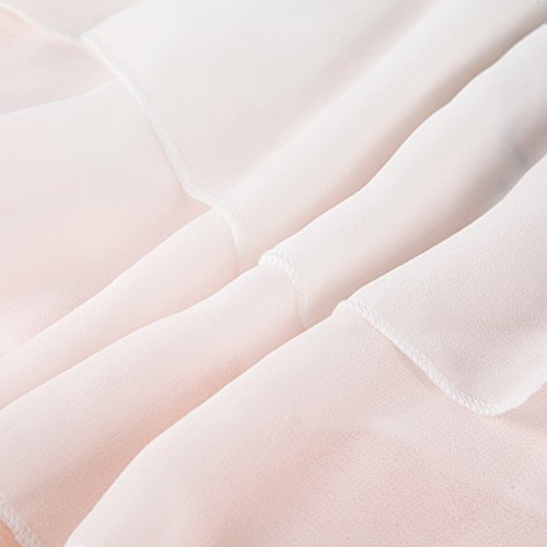 Blusa regata casual feminina de chiffon com bordado e sem manga da Diamondo (GG)