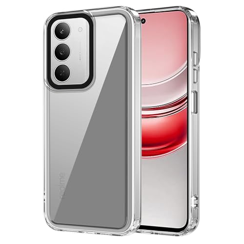 Image of Zapcase Back Case Cover for Realme 14x 5G | Compatible for Realme 14x 5G Back Cover | Case Cover with Camera Protection | (TPU + PC | Transparent)