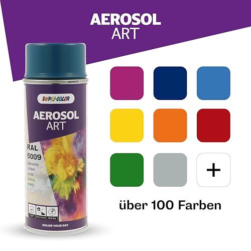DUPLI-COLOR AEROSOL ART RAL 5009 Azurblau glänzend 400 ml - Sprühfarbe – Ansicht 5