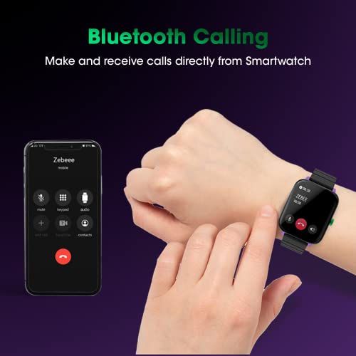 Image of ZEBRONICS DC Joker Edition DRIP Smartwatch with Bluetooth 5.1 Calling, 1.69 inch Display Size, Voice Assistance, 11 Built-in + Customizable Watch Faces, 8 Menu UI, IP67 and 100+ Sports Tracker