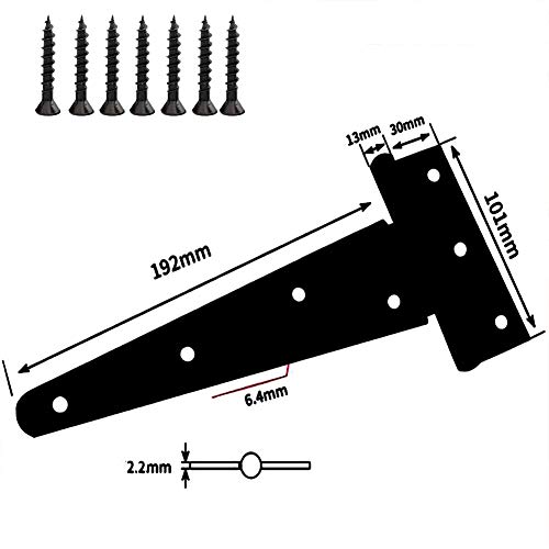 2 Pezzi 8 Cerniere a T Cerniere a T per Impieghi