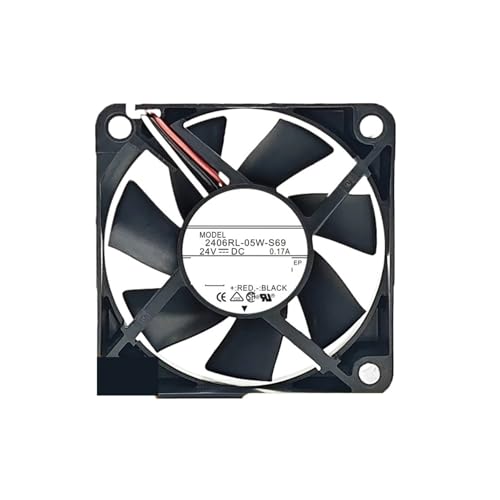 Ventilador 2406RL-05W-S69 24V de 60mm compatible con NMB para refrigeración industrial eficaz