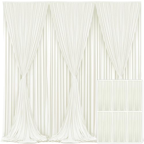 Tao-Ge 6 Panels Ivory Backdrop Curtain Review: Perfect for Weddings and Photoshoots?