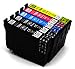 Produktbild OBV 5X kompatible Tinte als Ersatz für Epson 604XL Multipack für XP-2200 2205 3200 3205 4200 4205 / WF-2910DW 2930DWF 2935DW 2950DWF - schwarz, Cyan, Magenta, gelb