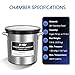 PB Motor Tech 3 Gallon Vacuum Chamber Kit with Tempered Glass Lid - 4.5CFM Vacuum Pump. 38 Micron Vacuum Pump Kit (Oil Not Included) - Ideal for Wood Stabilization