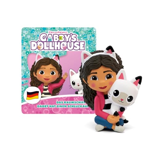tonies Hörfigur für Toniebox, Gabby's Dollhouse – Das Raumschiff/Gabby hat einen Schluckauf, Hörspiel für Kinder ab 4 Jahren, Spielzeit ca. 43 Minuten