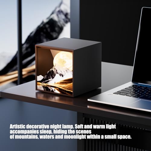 Lampe décorative Lunes de Montagne et veilleuse LED rechargeable design - 5