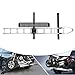 Motorcycle Hitch Carrier – Black Widow Dirt Bike Carrier with Ramp & Wheel Chock, 400 lb Capacity, Fits 2