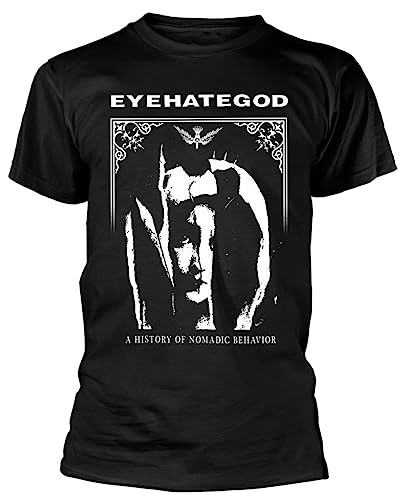 T-shirt Eyehategod en coton noir pour fan de metal et rock