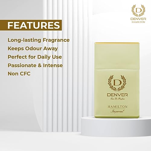 Image of Denver Hamilton, Imperial & Black Code Aerosol Perfume - 70Ml Each (Combo Pack Of 3) | Long Lasting Eau Da Parfum Scent For Men