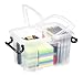 Produktbild CEP Strata Smart Box HW60 Aufbewahrungsbox anklemmbare Tragegriffe 6 Liter transparent