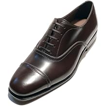 Ferragamo Leather Seul Cap Toe Oxford Welted Mens Dark Brown Dress Shoes Salvatore