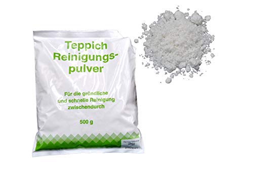 FSProdukte Teppich Reinigung Pulver weiss mit Zitrusduft 500 gramm 2 Jahre haltbar