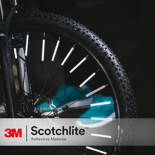 Salzmann 3M Spoke Reflectors For Bicycles | High Visibility | Made With 3M Scotchlite | 72 Pieces Silver #TOP3