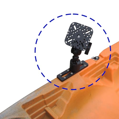 Image of Fish Finder Mount Base, 360 Rotating Boat Electronics Finder Holder