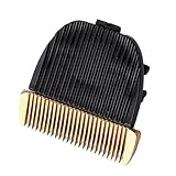 TOYANDONA プロフェッショナルヘアクリッパー用歯セラミックカッターヘッド 耐久性電動トリマー替刃 サロンおよび家用理髪器用ゴールデンブ