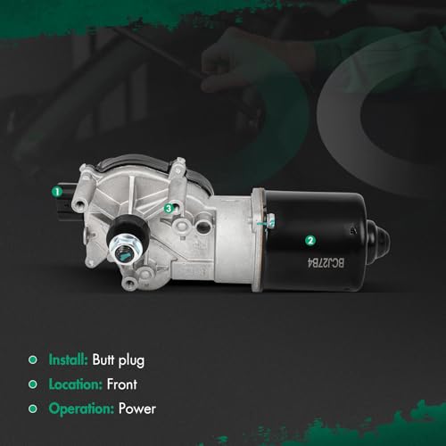 Image of SCITOO Front Windshield Wiper Motor Replacement fit for 2002-2006 for Acura for RSX,2002-2006 for Honda for CR-V OE: 434017,43-4017