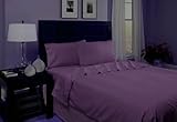 Divatex Microfiber Twin XL Sheet Sets, Purple