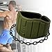 QSTDGVPW Weighted Belt, Lifting Belt, Weight Lifting Chain, Body Building,
