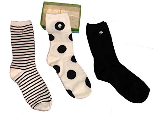 Kate Spade New York Womens 3-Pack Trouser Socks One Size Gift Box