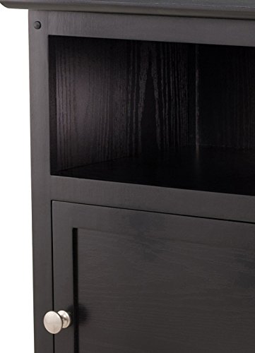 Winsome Wood Henry Accent Table, Black #TOP7