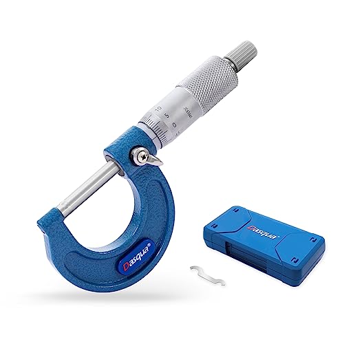 Dasqua Micrometri esterni Alta precisione 0-25 mm con accuratezza 0,004 mm per misurazioni esterne...