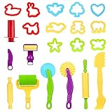 ❤【El regalo perfecto】Las hermosas herramientas de modelado de arcilla son grandes regalos de cumpleaños y Navidad que les encantarán a los niños. Por razones de seguridad, este producto es adecuado para personas mayores de 14 años. No te preocupes por la limpieza y el almacenamiento, simplemente déjalo en agua y sécalo.
