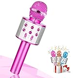 ♪ ♪ 【Cultive el interés de los niños】 --- El micrófono de karaoke no solo puede cultivar el interés de los niños por cantar, sino también animar a los niños. Manténgase alejado del autismo, libere el estrés y deje que todas las preocupaciones desaparezcan. ¡Tengamos una infancia feliz juntos para los niños!