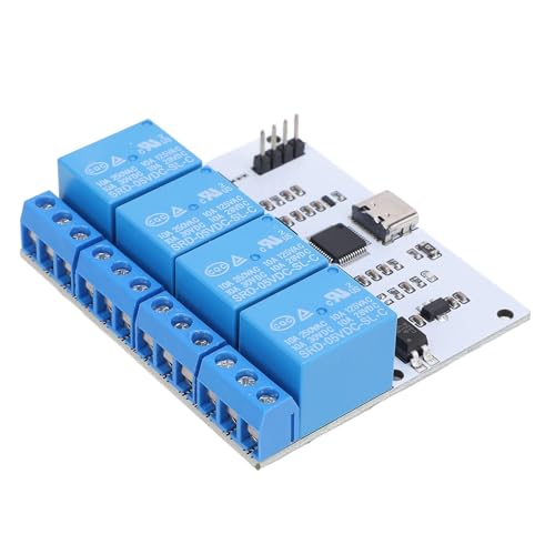 Relais de contrôle série USB Type-C 4 canaux CH340 module électronique